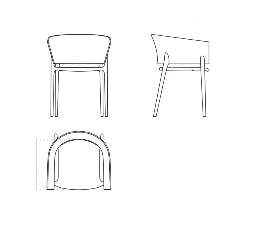 Стул Africa Vondom Vondom 58 x 53 x 75h nc100646