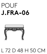 Размеры Пуф Jumbo Collection Fragonard