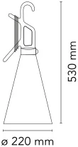 Размеры Светильник Flos Mayday