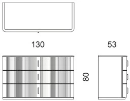 Размеры Комод Dv home collection Windsor