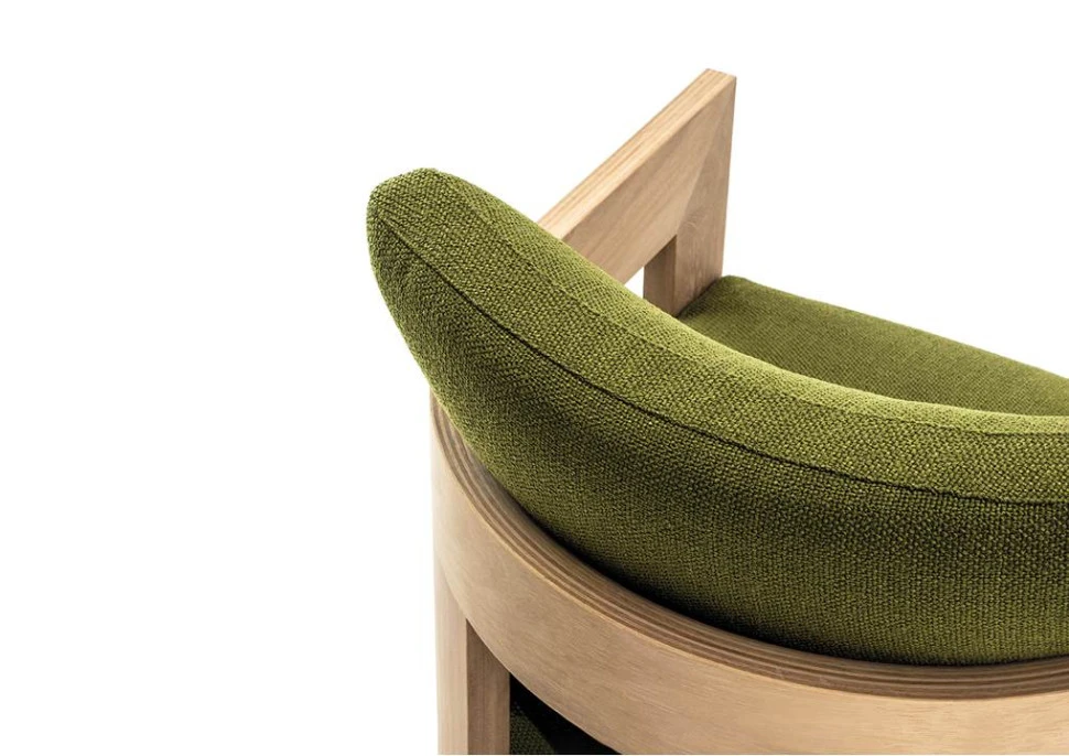 Кресло Minotti Warhol Iroko Nature