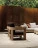 Кресло Minotti Warhol Iroko Nature