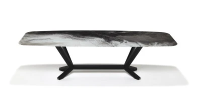 Стол в столовую Cattelan italia Planer Crystalart