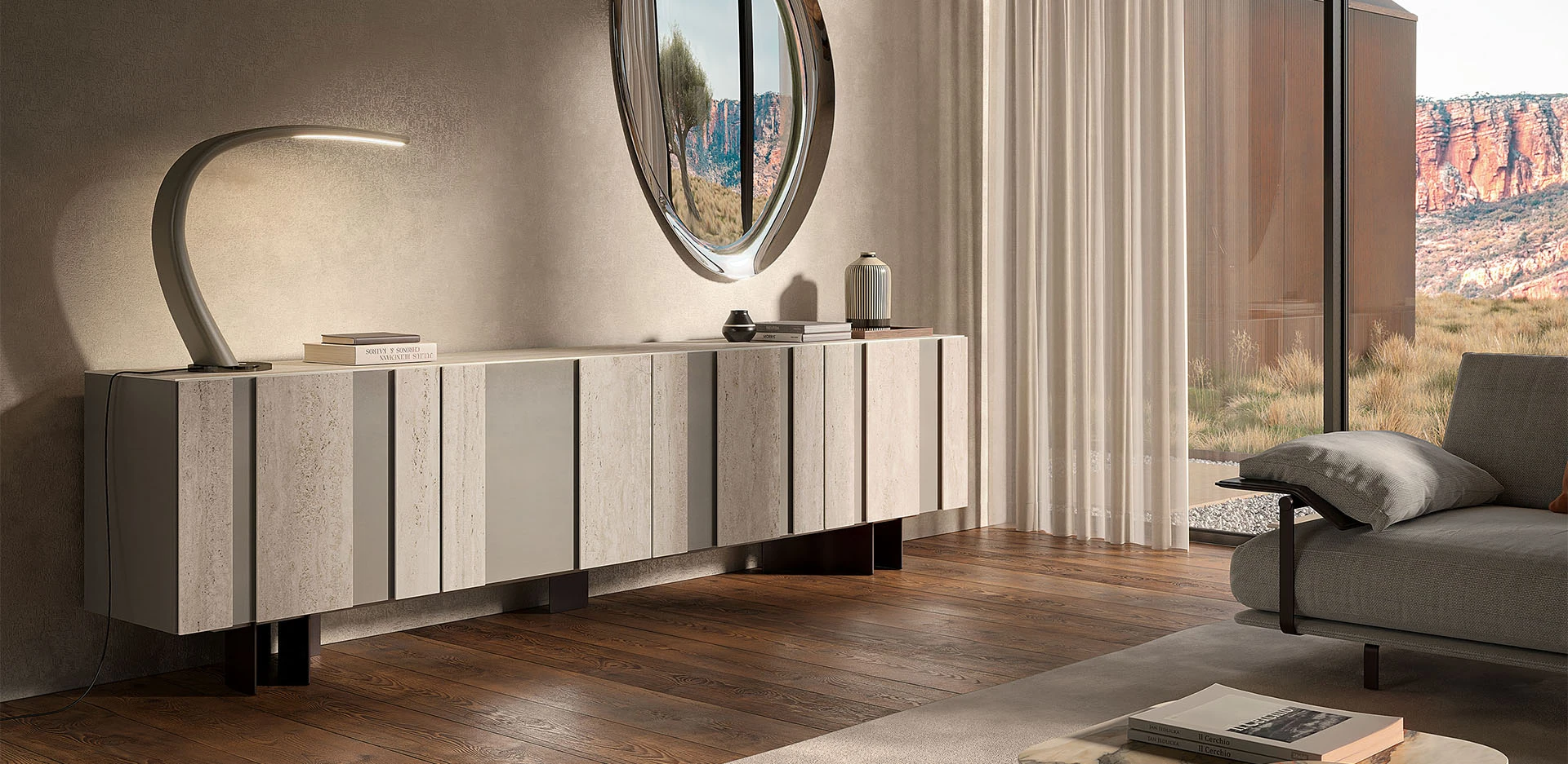 Комод Cattelan Italia Amsterdam Keramik