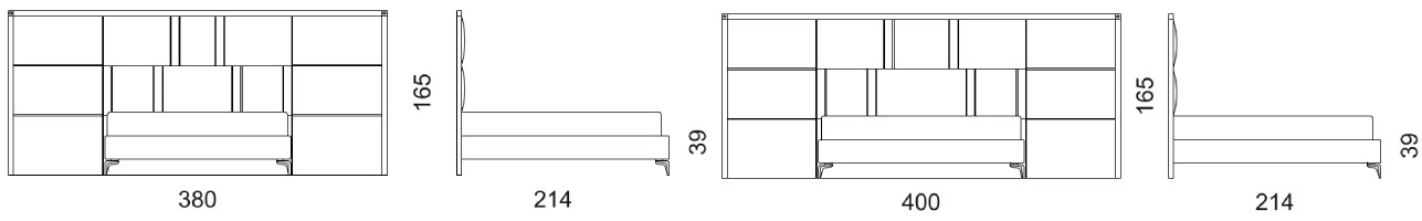 Размеры Кровать Dv home collection Elite Maxi