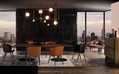 Стол в столовую Minotti Bellagio Dining Pewter