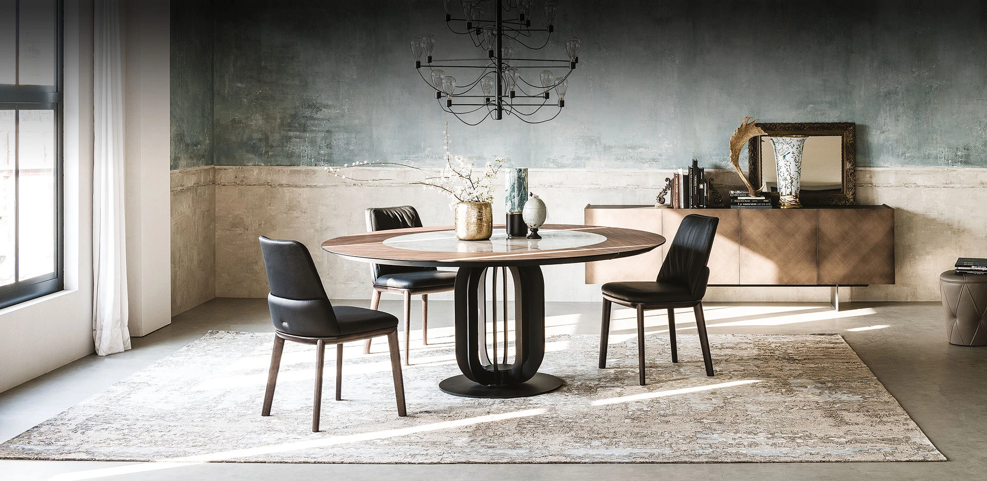 Стол в столовую Cattelan italia Soho Ker-Wood