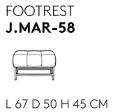 Размеры Пуф Jumbo Collection Marquise