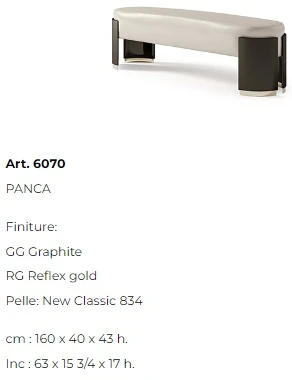 Размеры Банкетка Bizzotto Italia Ikat 6070