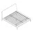 Кровать с решёткой Mod Interiors Ronda 180 x 221 x 110h nc105383