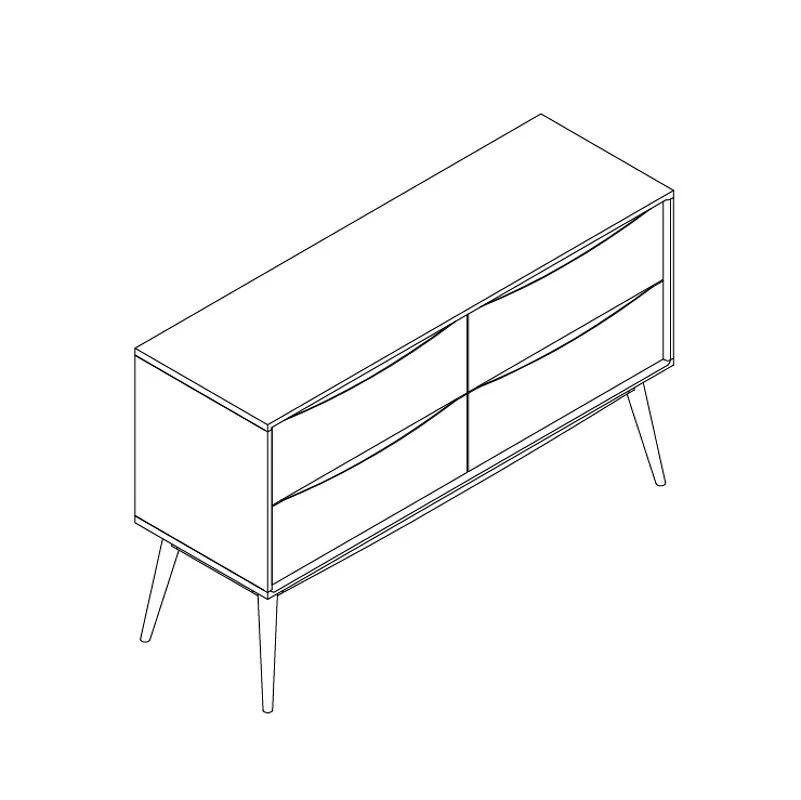 Комод Mod Interiors Sevilla 120 x 39,5 x 75h nc105387