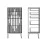 Комод высокий Mod Interiors Menorca 55,6 x 45 x 118h nc67289