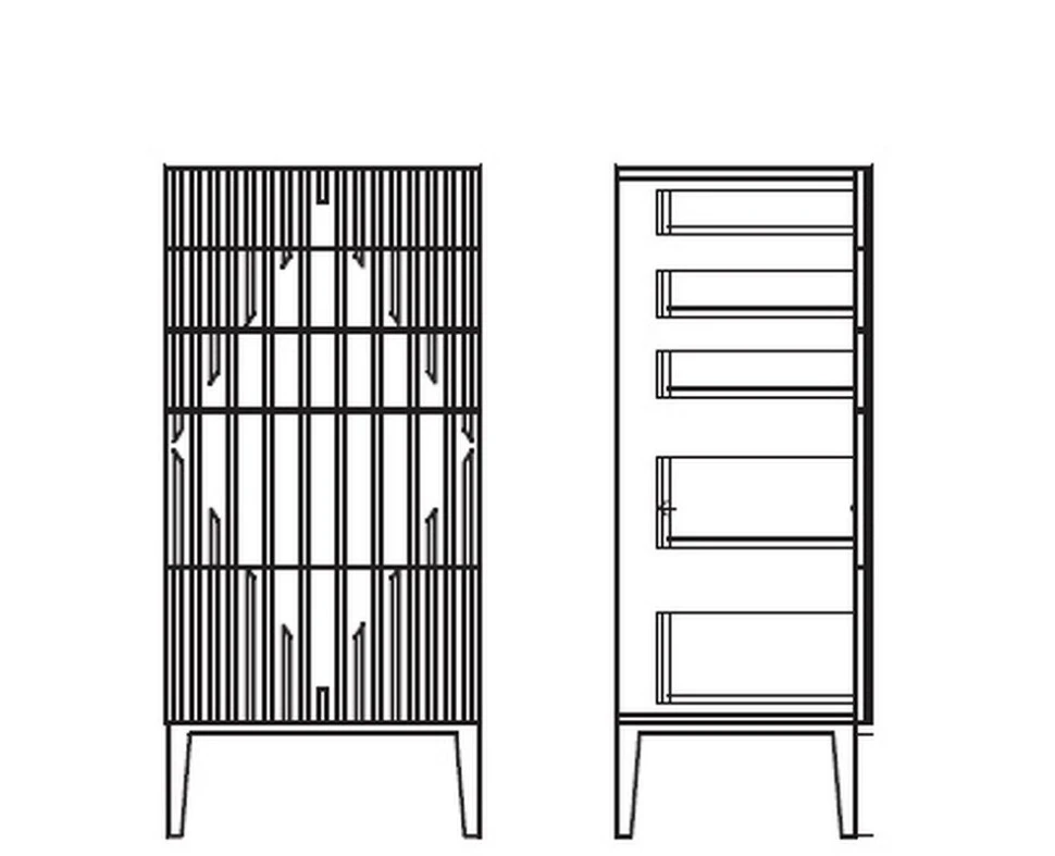 Комод высокий Mod Interiors Menorca 55,6 x 45 x 118h nc67289