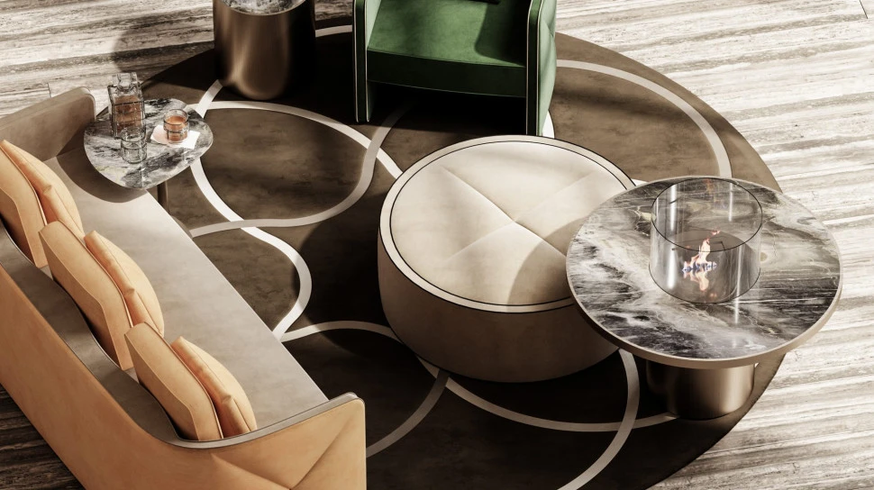 Пуф Reflex Disegno / Glamour Aura Pouf