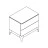 Прикроватная тумбочка Mod Interiors Calpe 55 x 39,5 x 48,6h nc102687