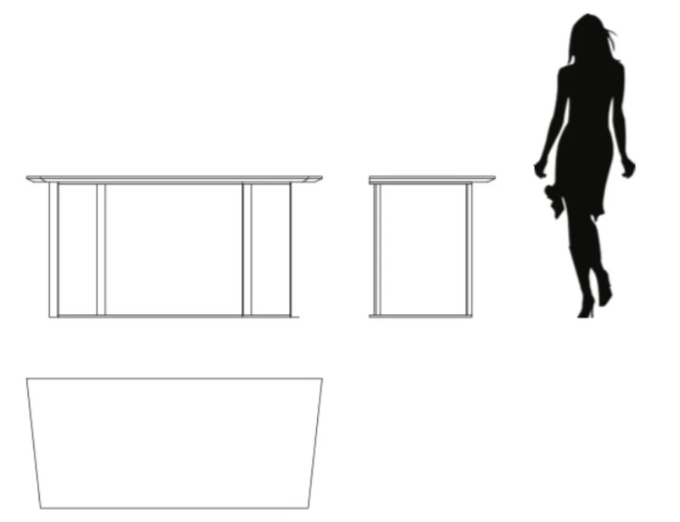 Письменный стол Preston Fratelli Barri Preston 160 x 70 x 76h nc89946