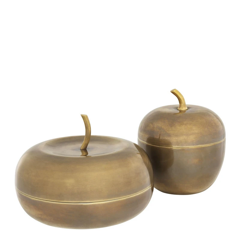 Декоративный элемент Apple (2 шт S/L) Eichholtz Accessories 15,5/14,5h x ø13/19 nc67210
