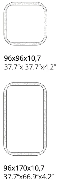 Размеры Зеркало Ozzio design Raggio X041