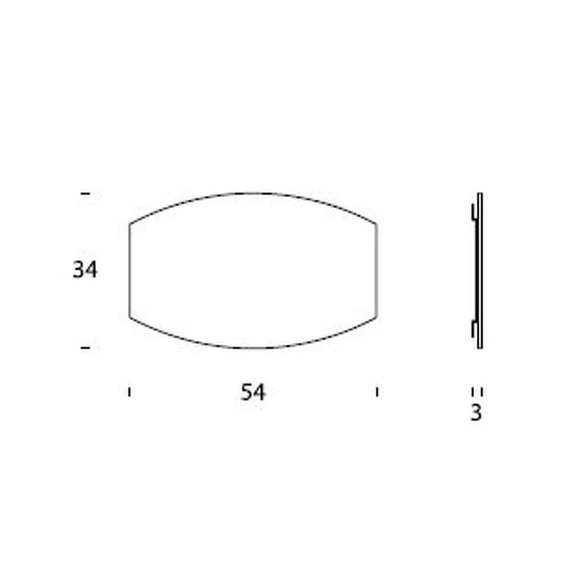 Зеркало Skin Tonin Casa Modern 54 x 3 x 34h nc57109