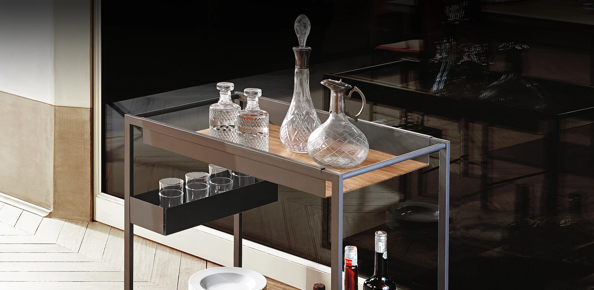 Барная тележка Cattelan italia Mojito Wood