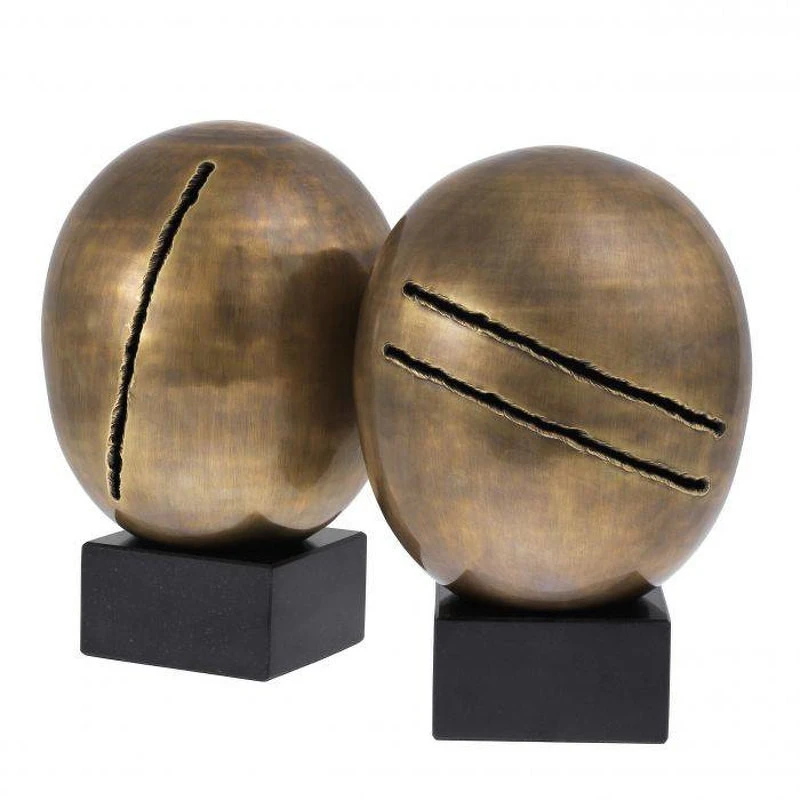 Подставки для книг Artistic (2 штуки) Eichholtz Accessories 32h x ø20 nc76994
