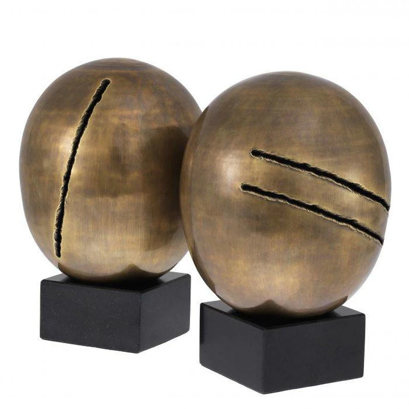 Подставки для книг Artistic (2 штуки) Eichholtz Accessories 32h x ø20 nc76994