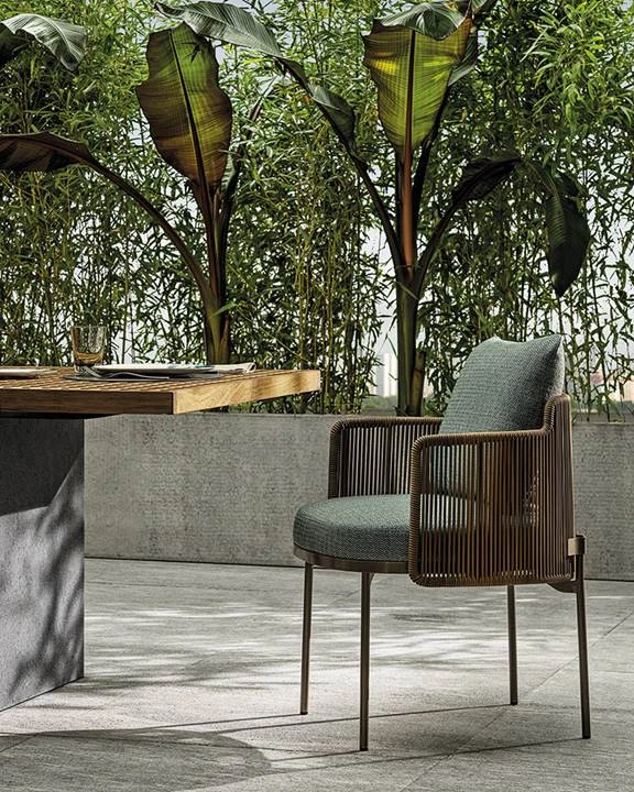 Кресло Minotti Tape Cord Outdoor