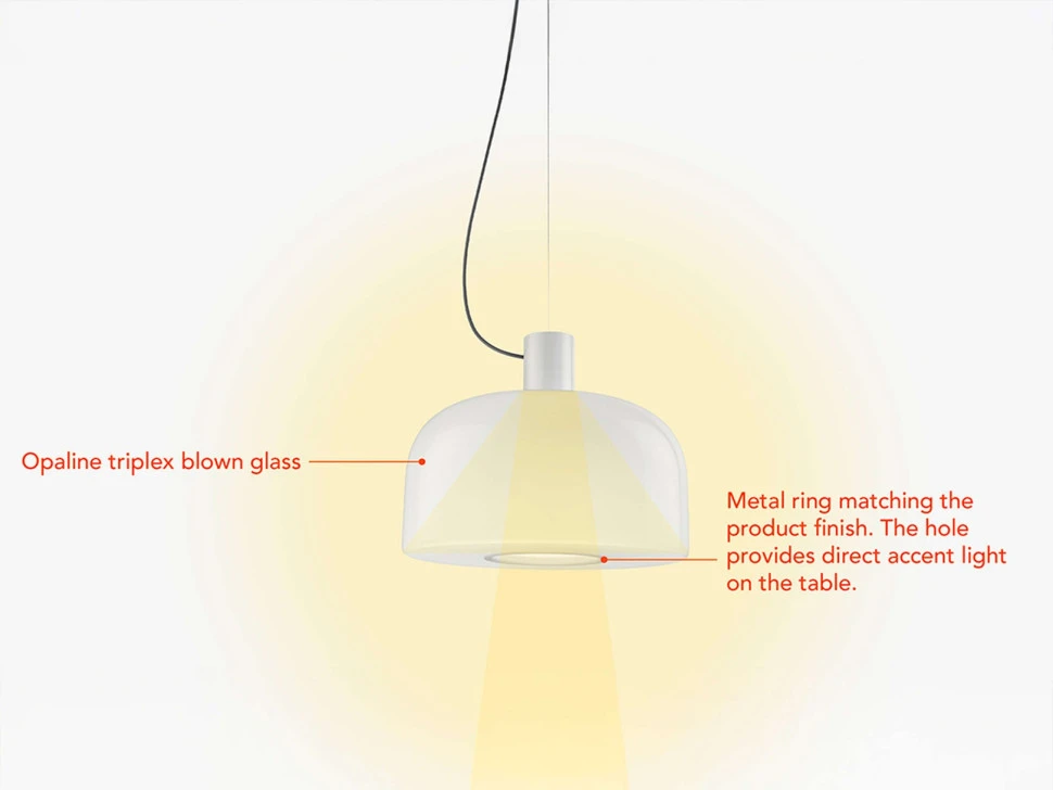 Подвесной светильник Flos Bellhop Glass