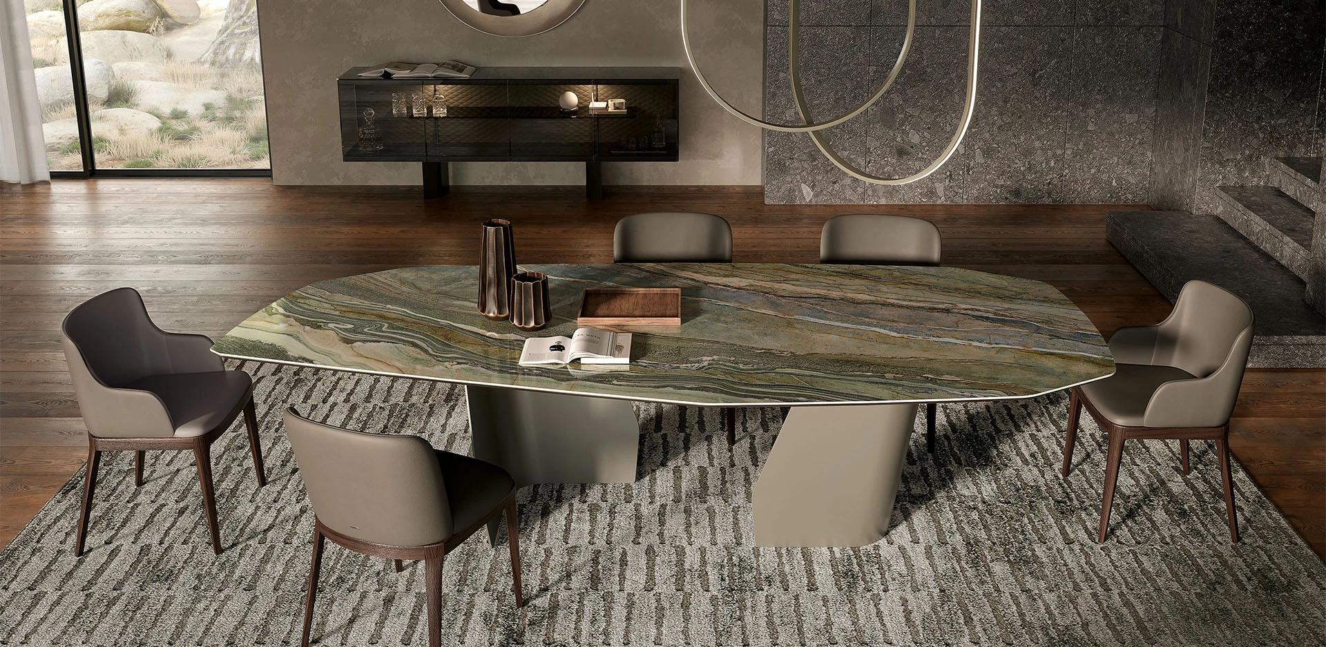 Стол Cattelan Italia Senator Keramik