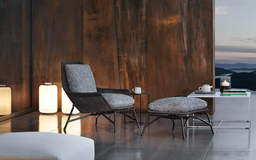 Кресло Minotti Prince Cord Outdoor
