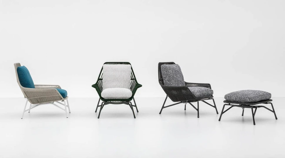 Кресло Minotti Prince Cord Outdoor