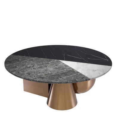 Журнальный стол Tricolori Eichholtz Tables And Desks 42,5h x d120 nc70946