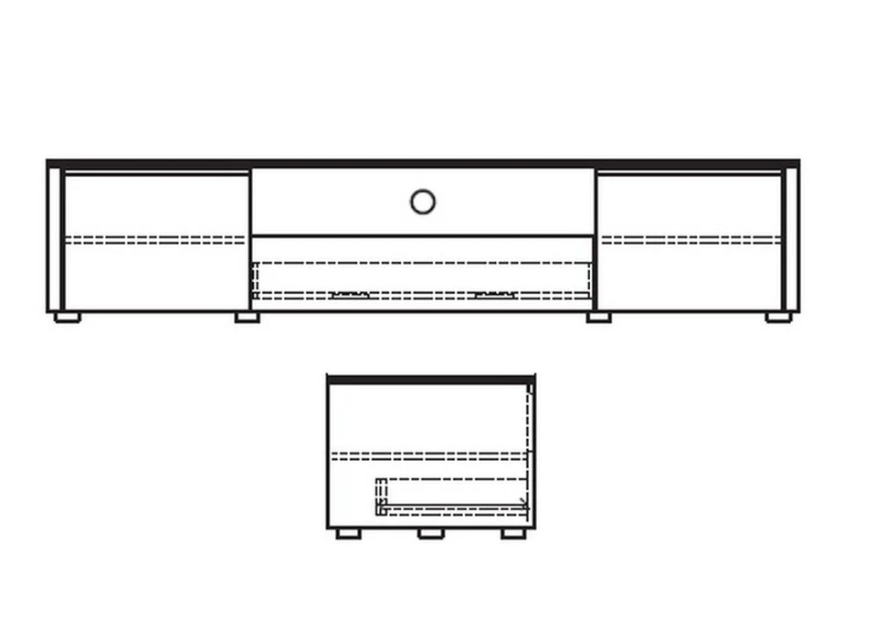 Тумба под TV Mod Interiors Paterna 180 x 45 x 42,5h nc87821