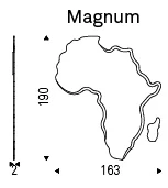 Размеры Зеркало Cattelan Italia Africa Magnum