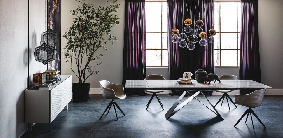Стол в столовую Cattelan italia Premier Keramik Drive