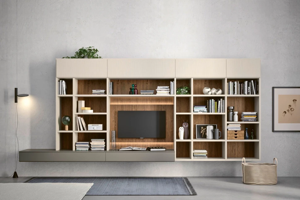 Книжный шкаф Novamobili Wall 30