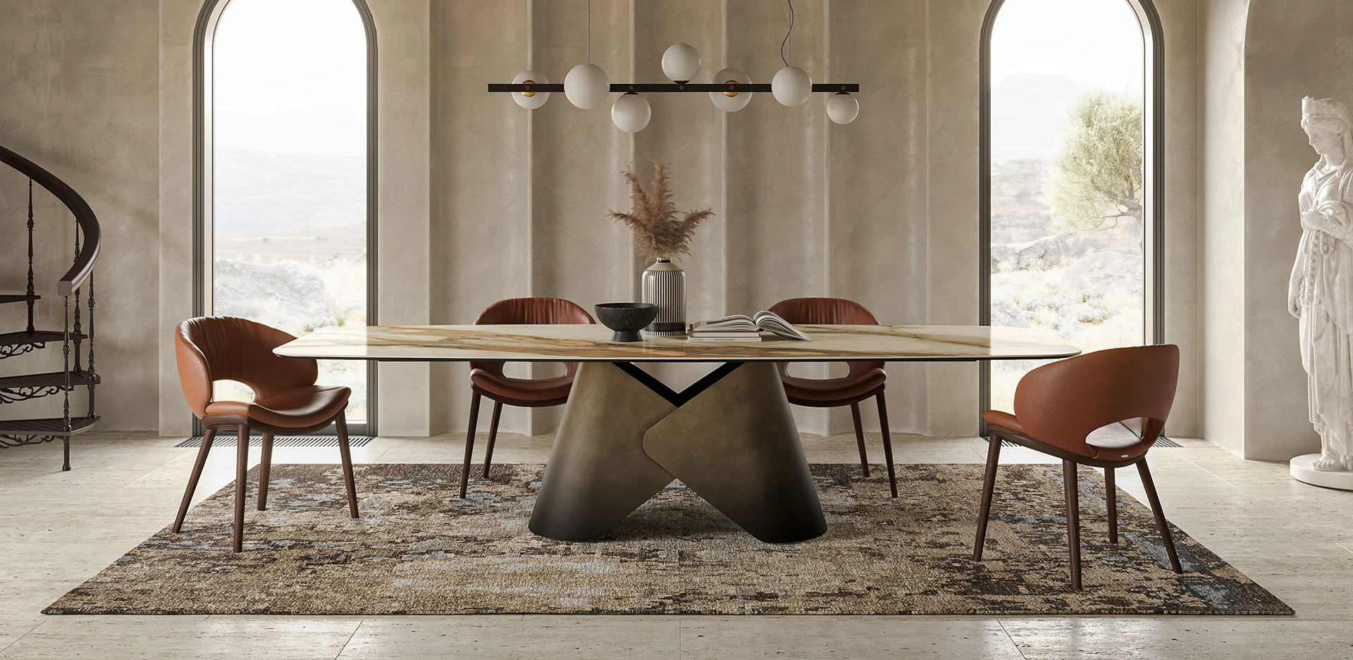 Стол Cattelan Italia Scott Keramik
