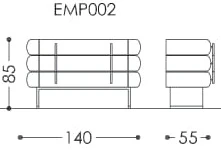 Размеры Комод Asnaghi Empire