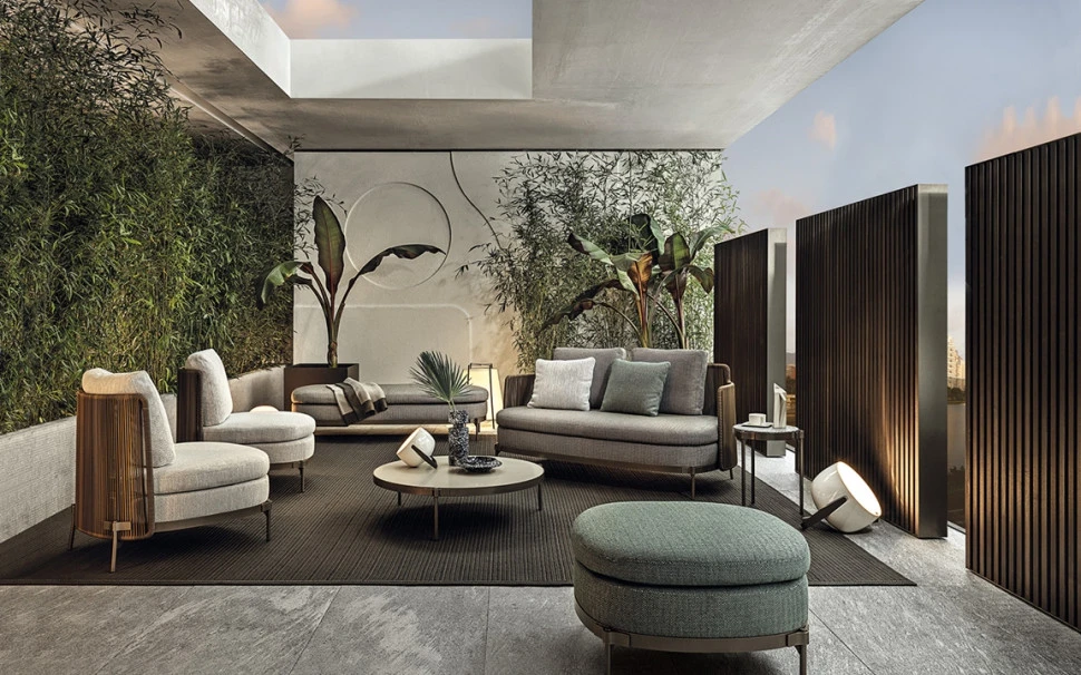 Диван Minotti Tape Cord Outdoor