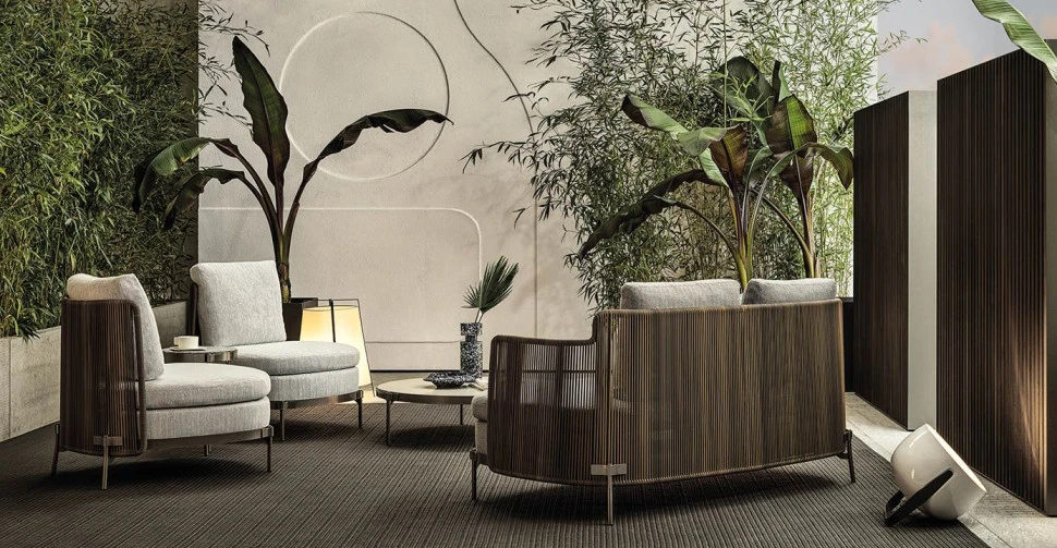 Диван Minotti Tape Cord Outdoor