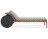 Шезлонг Potocco Suno 895/D-REC
