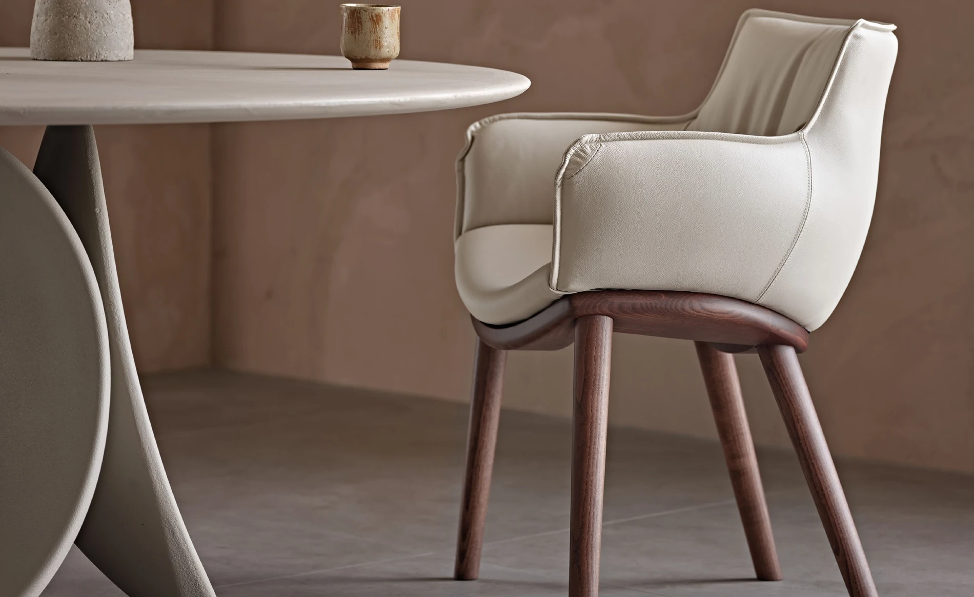 Стул в столовую Cattelan italia Rhonda Wood