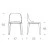 Стул Malva Tonin Casa Modern 47 x 56 x 83h nc61450