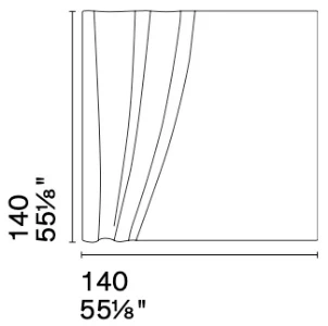 Размеры Зеркало Calligaris Sipario CS5146-m