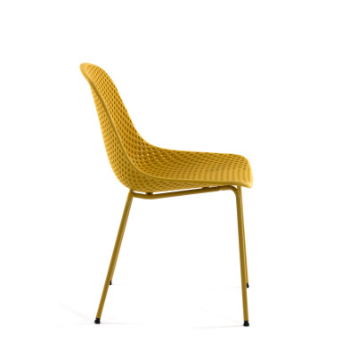 Стул La Forma Quinby 58 x 46 x h82 см, жёлтый
