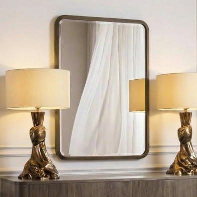 Зеркало Fratelli Barri Bardi 106,8 x 3,3 x h76,2 см, шпон ореха