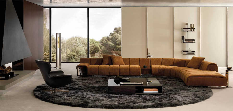 Диван Minotti Ruffle - стиль