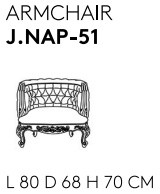 Размеры Кресло Jumbo Collection Napoleon