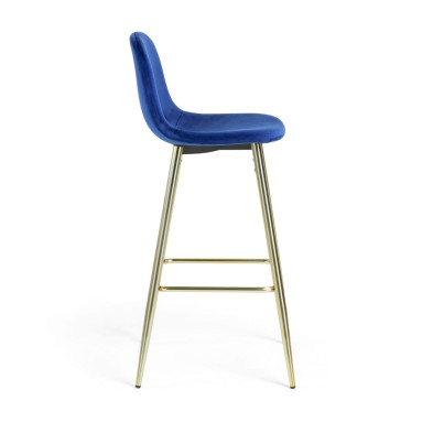 Барный стул La Forma Nilson 47 x 48 x h101 см, тёмно-синий