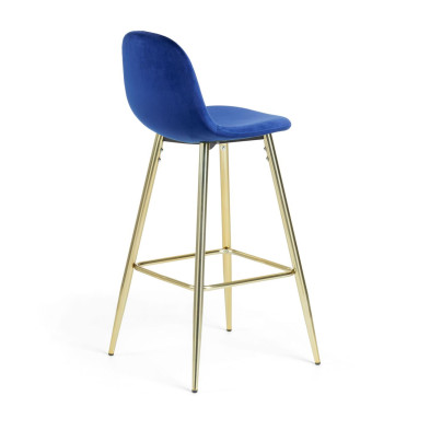 Барный стул La Forma Nilson 47 x 48 x h101 см, тёмно-синий